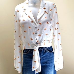 FOREVER 21 CROPPED TOP SZ()